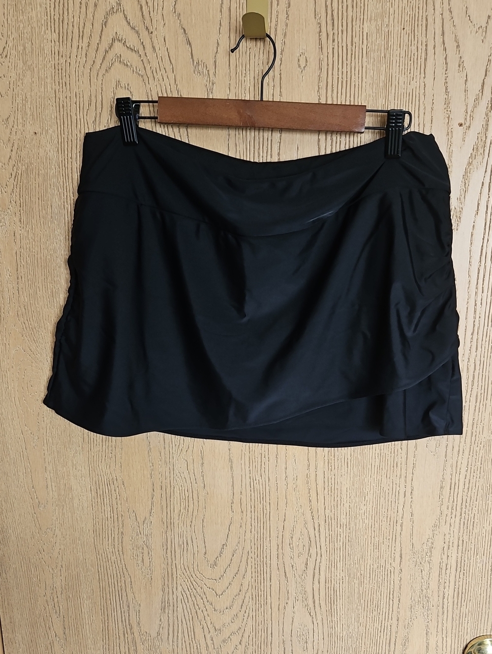 Black Women’s Swim Skirt - Classic A-Line Swim Skirt